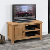 Astoria 40cm Oak TV Unit - Fits up to 65 inch TV image