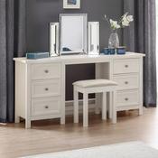 Maine Dressing Table 145cm - Surf White