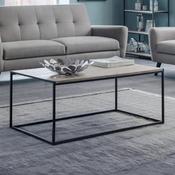 Tribeca 110cm Black/Sonoma Oak Coffee Table - Living Room Table image