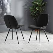 Otto Set of 2 Dining Chairs - Black image