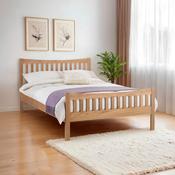 Bergamo Natural Oak Effect Bed Frame image