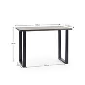Brooklyn Dark Oak Bar Table and 2 Soho Bar Stool image