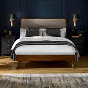 Walden Grey Chenille Bed Frame image
