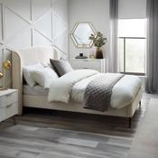 Eden Fabric Ivory Bed Frame image