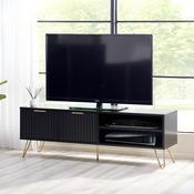 Murano 150cm Black TV Unit - Fits up to 65 inch TV image
