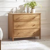 Coxmoor 3 Drawer Chest of Drawers 84cm - Oiled image
