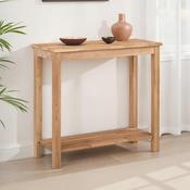 Coxmoor 90cm Oak Console Table - Hallway Storage Table image