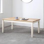 Coxmoor 120cm Ivory and Oak Coffee Table - Living Room Table image