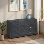 Radley 6 Drawer Chest of Drawers 140cm - Anthracite image