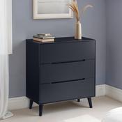 Alicia 3 Drawer Chest of Drawers 80cm - Anthracite image