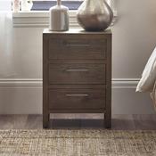 Heritage 3 Drawer Bedside Table 48cm - Cashew image