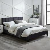 Rosa Fabric Grey Bed Frame image
