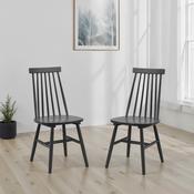 Alassio Set of 2 Spindle Back Dining Chairs image