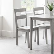 Kobe Set of 2 Dining Chairs - Grey image