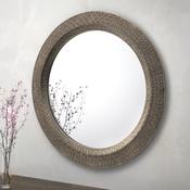 Cadence 80cm Round Wall Mirror - Pewter Frame image