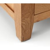 Marlborough Single Pedestal Dressing Table 107cm - Oak image