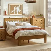Amsterdam Low Footend Solid Oak Light Oak Bed Frame image