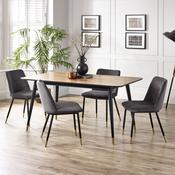 Findlay Rectangular Dining Table and 4 Delaunay Chairs image
