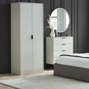 Alba 2 Door Wardrobe 77cm - Silk Grey image