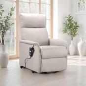 Helena Pebble Fabric Recliner Chair image