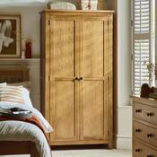 Marlborough 2 Door Wardrobe 97cm - Waxed Oak image