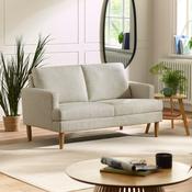 Daisy 2 Seater Chenille Sofa - Pearl Barley Living Room Seating image