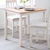 Coxmoor 75cm Ivory/Oak Dining Table - Kitchen Dining Table image