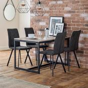 Tribeca Dining Set - Oak Table and 4 Monroe Chairs image