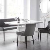 Como High Gloss Extending Table image