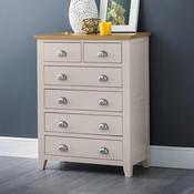 Richmond 4+2 Drawer Chest of Drawers 83cm - Elephant Grey image
