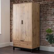 Bali 2 Door 1 Drawer Wardrobe 92cm - Oak image