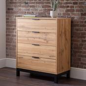 Bali 4 Drawer Chest of Drawers 80cm - Oak image