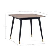 Findlay Square Dining Table and 4 Hadid Chairs image