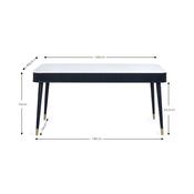 Louis Rectangular Top Dining Table and 6 Hadid Chairs image
