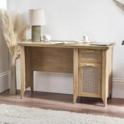 Sydney 120cm Oak Effect Home Office Desk - Storage Drawers image