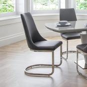 Como Set of 2 Dining Chairs - Grey image
