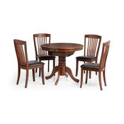 Canterbury Dining Set - Round Extending Table and 4 Canterbury Chairs image