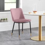 Delaunay Set of 2 Dining Chairs - Dusky Pink image