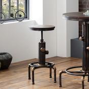 Rockport Brushed Copper/Rustic Elm Bar Stool - Kitchen Counter Seating image