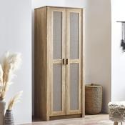 Sydney 2 Door Wardrobe 80cm - Oak image