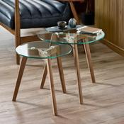 Bryant Glass Nesting Tables - Space Saving Living Room Set image