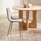 Lottie Set of 4 Chenille Upholstered Dining Chairs image