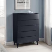 Alicia 5 Drawer Chest of Drawers 90cm - Anthracite image