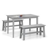 Kobe Dining Set - Rectangular Dining Table and 2 Kobe Benches image