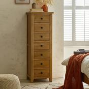 Marlborough 7 Drawer Chest of Drawers 48cm - Oak image