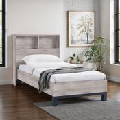 Bali Bookcase Headboard Bed Frame image