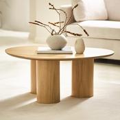 Anya 60cm Natural Painted Coffee Table - Living Room Table image