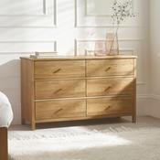 Coxmoor 6 Drawer Chest of Drawers 120cm - Oiled image