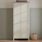 Coxmoor Wardrobe 80cm - Ivory and Oak image