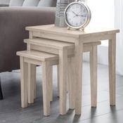 Cleo White Wash Nest of Tables image